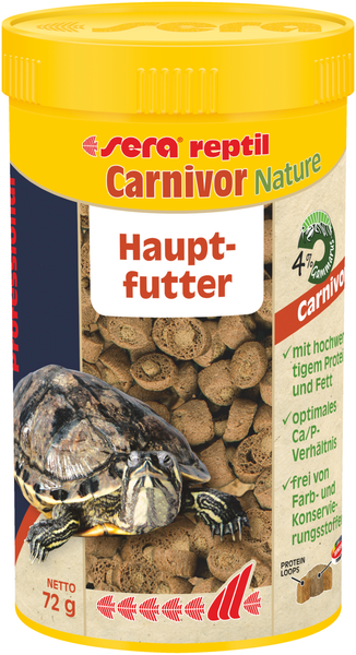 Sera Reptil Professional Carnivor Nature 250Ml | WasserschildkröTen Futter|Terra-image