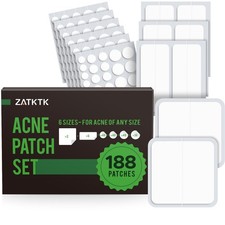 Pimple Patches 6 Sizes 188 Patches , Acne Patches for Large Zit Breakouts, H...