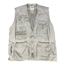 Rothco Outback Vest Mens 2XL OG Beige Hiking Safari Utility Cargo Photography
