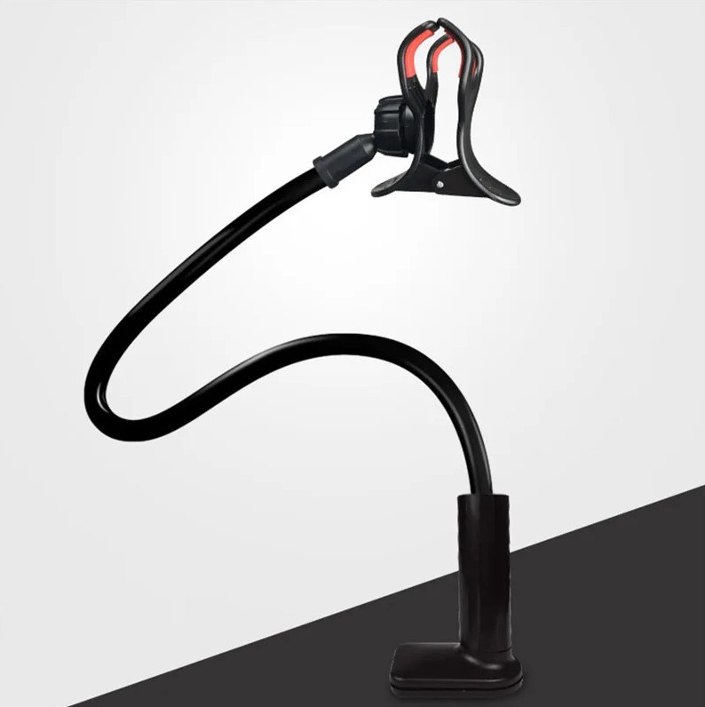 Universal 360° Lazy Holder Mobile Phone Stand Flexible Clip Desk Mount