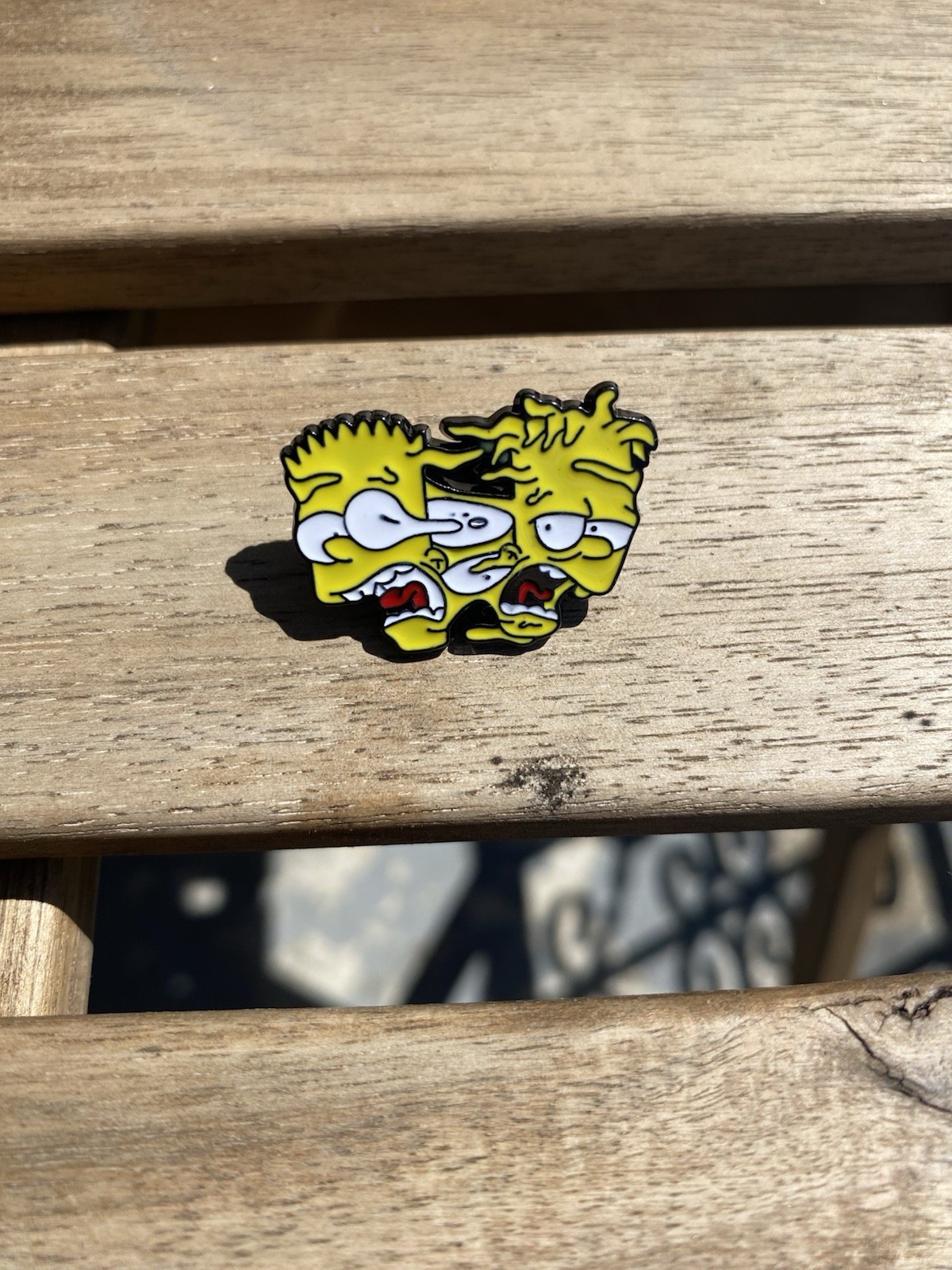 The Simpsons Bart Simpson Metal Enamel Lapel Pin Chibi