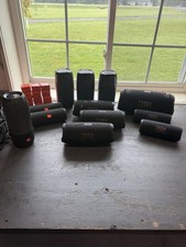 JBL Bluetooth Speaker Lot – 12 Speakers – Xtreme 3, Charge 5 , Pulse 5 & Flips