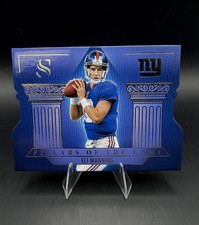 2025 Panini Silhouette Football #1 Eli Manning – Pillars of the Game Die Cut