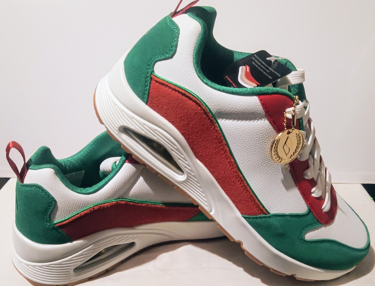 New!! Skechers Uno Victory Pack Shoes Men Mexico White Green Red