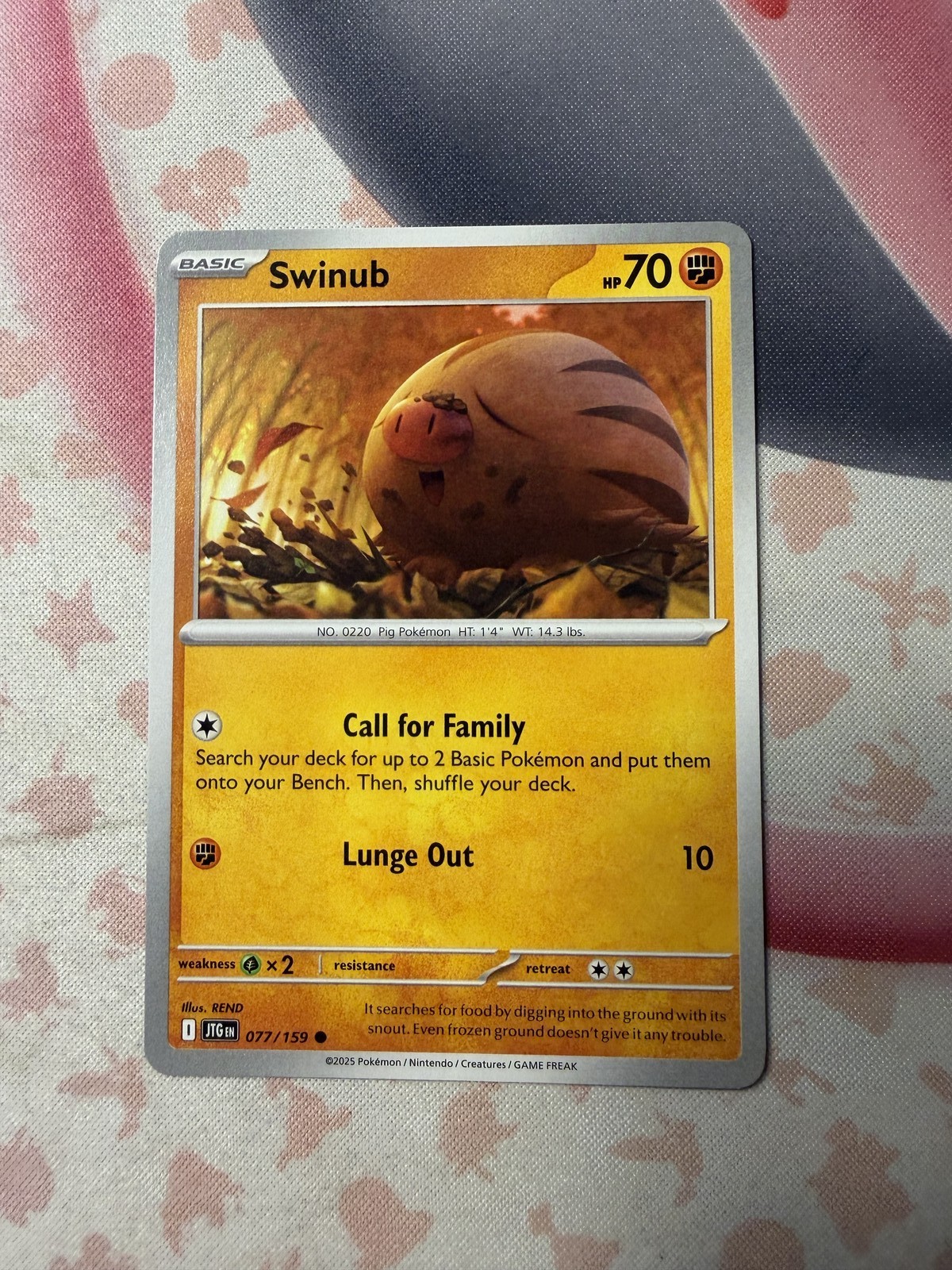 Swinub - Common SV09: Journey Together 077/159 NM English