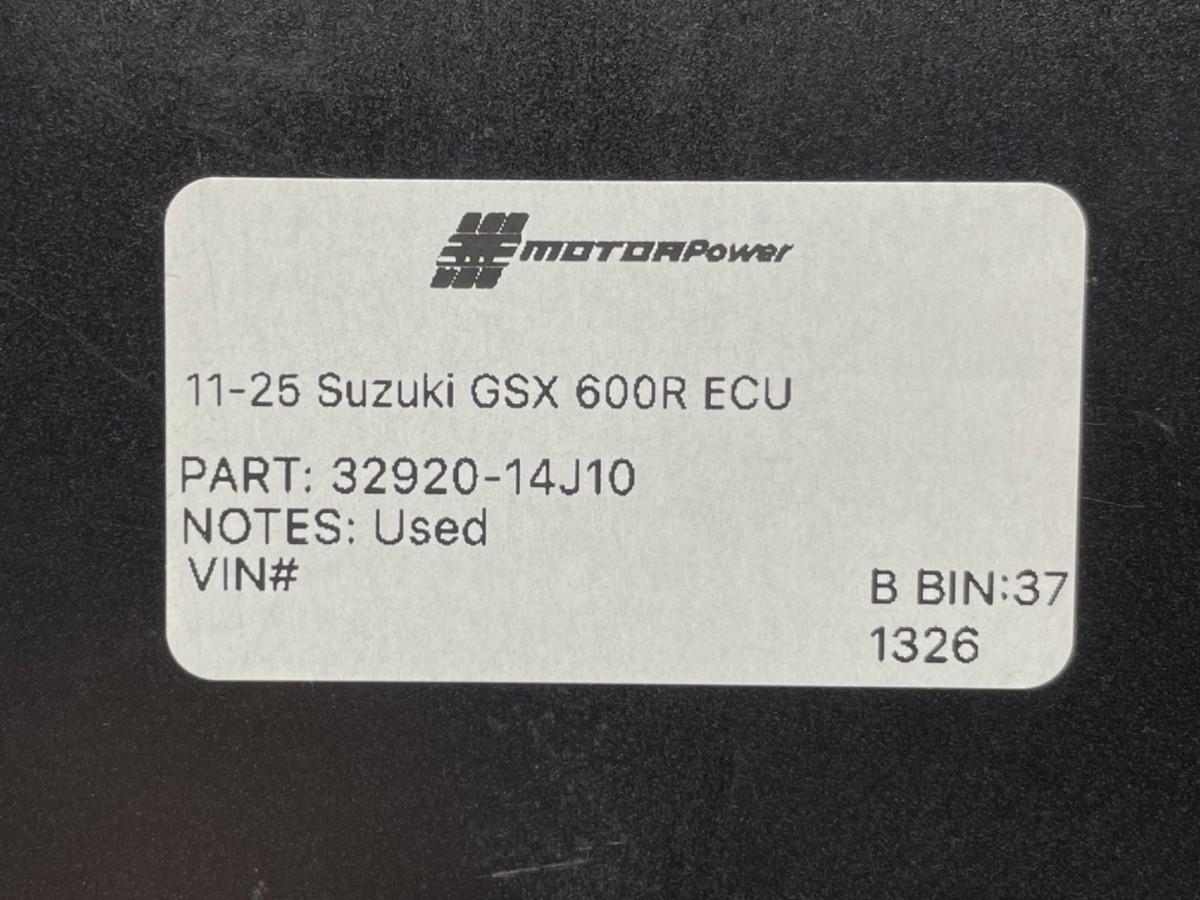 2011 Suzuki GSXR 600 ECU Engine Control Unit Genuine 32920-14J10 