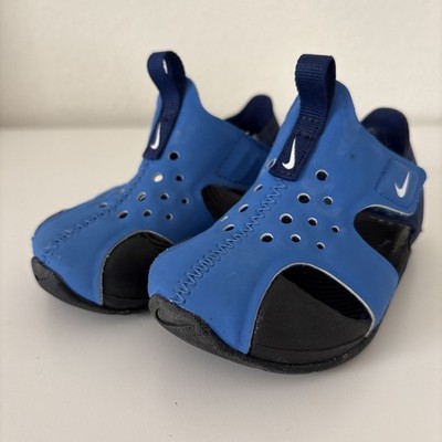 Nike Sunray Protect 2 Sandal Blue Water Shoes Baby Toddlers Size 5C 943827-403