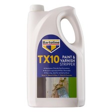 Bartoline TX10 Paint Varnish Stripper Non-Caustic Extra Strong Wood Metal 5L