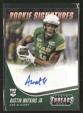 2021 Panini Chronicles Draft Picks #TS-AWK Austin Watkins Jr. Signatures Green