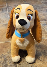 Disney Lady and the Tramp Lady Plush Stuffed Dog Blue Collar 12" 2021