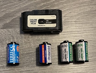 5 Rolls Used Film For Development Rite Aide 35mm Polaroid 200 Superia Xtra 400