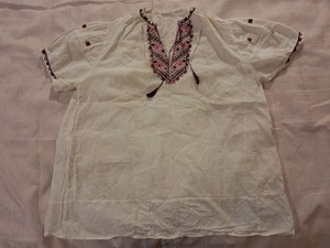 Ukrainian Vyshyvanka Vintage Dress Era Woman Clothing Made Ukraine Collectible