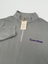 NEW Peter Millar Perth Pullover Mens Medium 1/4 Zip Performance Crown Sport