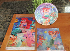 Paquete My Little Mermaid Party Platos de Postre Servilletas Cubierta de Mesa sirve 20
