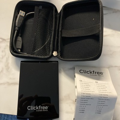 Click Free C2 750gb Automatic Backup Hard Drive