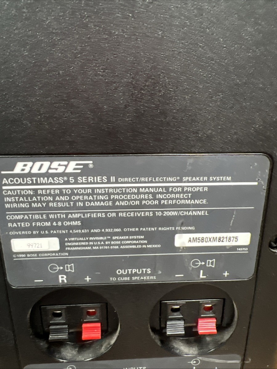 Bose Acoustimass 5 シリーズ II ウーファー スピーカー s-l400.jpg