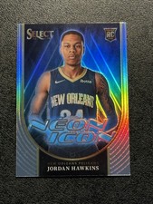 2023-24 Panini Select Jordan Hawkins Neon Icon Silver Insert Rookie Card. rookie card picture