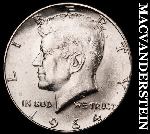 1964 Kennedy Half Dollar- Choice Gem Brilliant Uncirculated  #i3312