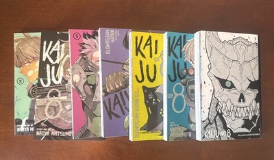 Kaiju No. 8 Volumes 1-6, 9 English Manga Set w/ Variant Cover 