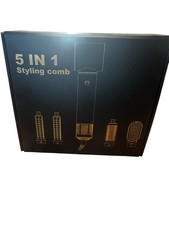 5 IN 1 Pro Air Wrap Blow Hair Styler Curler Straightener Hot Air Comb Brush NEW