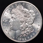 1882-S Morgan Silver Dollar -- Choice BU Uncirculated Proof-like