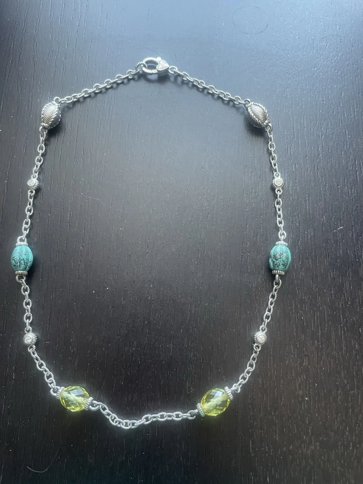 "Collar de estación Judith Ripka de 18"" de plata de ley con dimonique" Foto 2 de 4