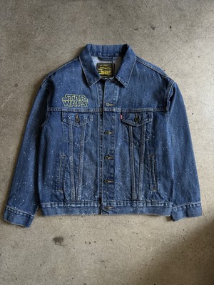 Levi s X star Wars Type 3 Denim Jacket Galactic Wash Galaxy Far, Far Away XS
