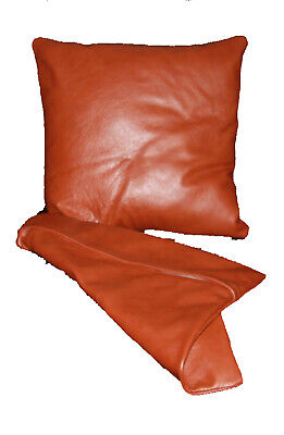 Real Leather Lambskin Leather Pillow Cushion Cover