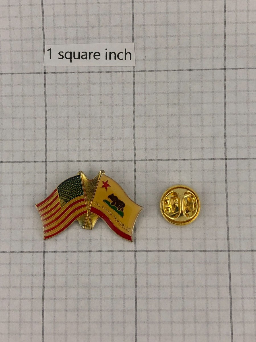 Vintage 80's Flag Lapel/Hat Pins - You select.