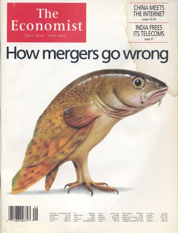 The Economist Magazine July 22 - 28, 2000 - How Mergers go wrong.