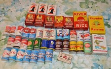 44 Vintage Doll Food container Grocery store s lot