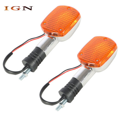 Front Pair turn signal indicator Fit For Honda Nighthawk CB650SC CB550SC NEW - Picture 1 of 7