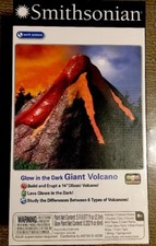 Smithsonian Earth Science Giant Volcano w Glow in the Dark Lava STEM project New
