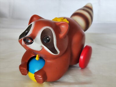 Aus einer Auflösung: Fisher-Price Roly Waschbär -Vintage-