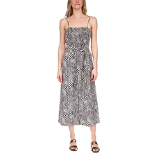 MICHAEL Michael Kors Jumpsuit Zebra-Print Smocked Wide Legged Women's Small NWT