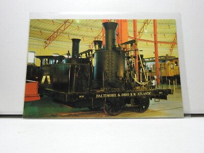 #ad Continental Postcard Bamp;O Atlantic Original 1832 Baltimore Maryland Tracks D891 $2.50