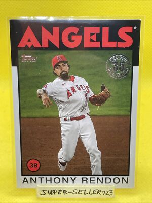 2021 TOPPS SERIES 1 - ANTHONY RENDON / LA Angels - 35th Anniversary 1986 Design