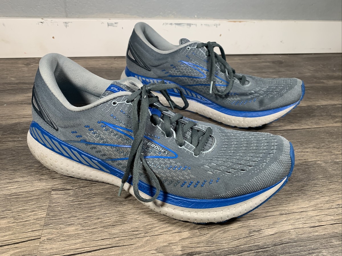 Brooks Mens Glycerin GTS 19 1103571D095 Gray Running Shoes Size