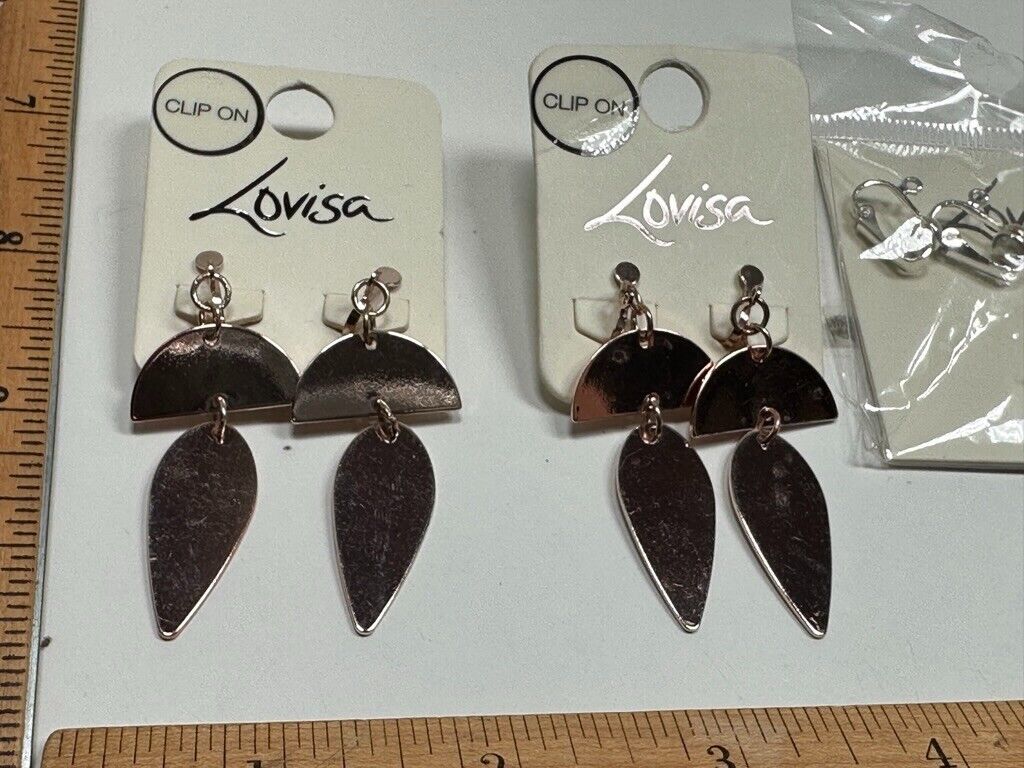 Lovisa Costume Jewelry Clip On Earrings