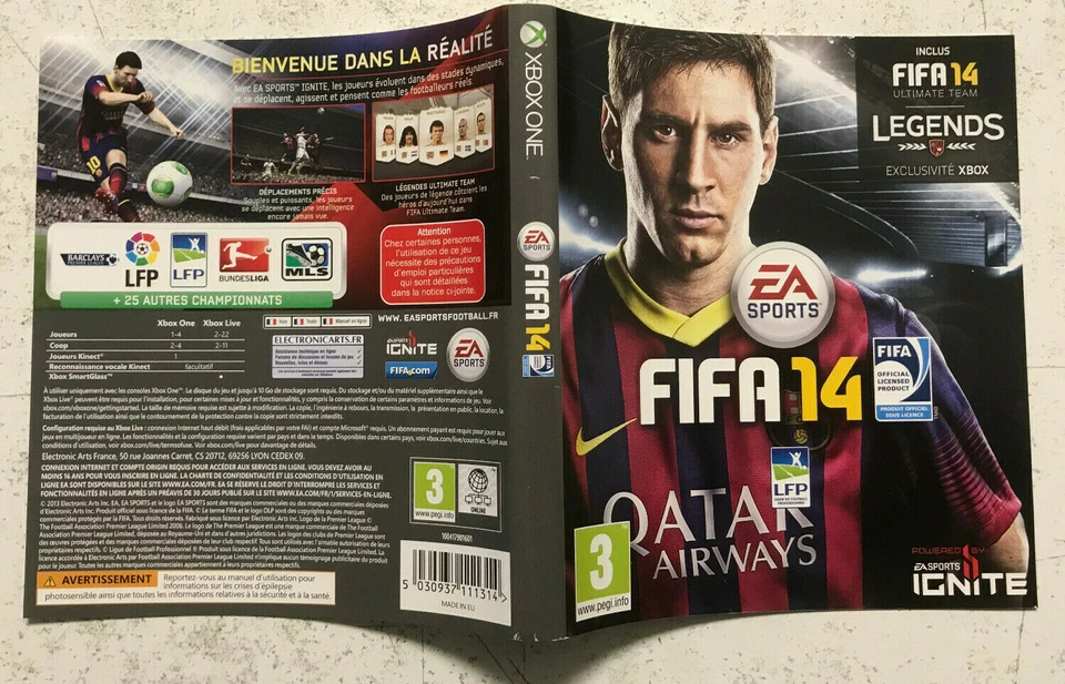Jeux Microsoft XBOX ONE "FIFA 14", photo 2 sur 2