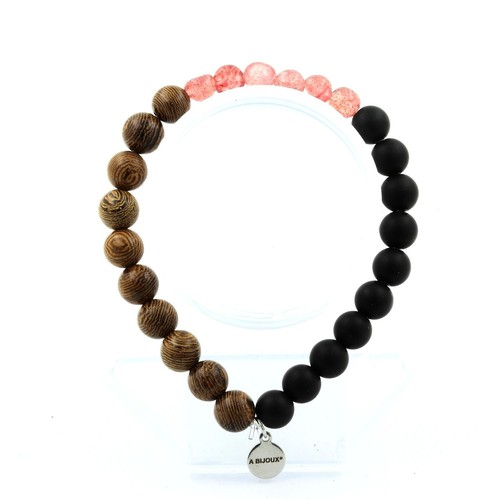 BRACCIALE CON PENDENTE ROSA TRUE LOVE | Tosi Gioielli