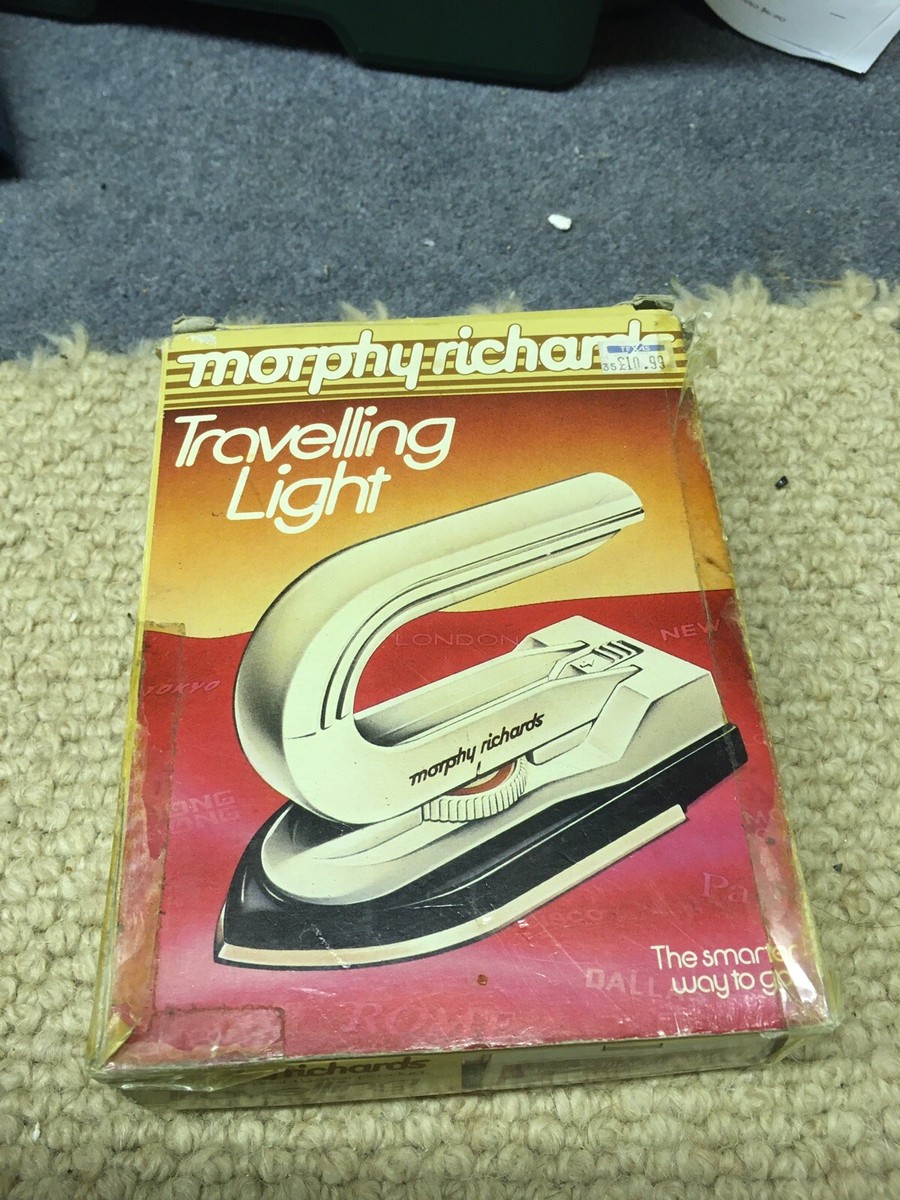 Lampe De Voyage Ancienne Morphy Richards Modèle 41300 - Avec étui Pochette, En Fer, Occasion