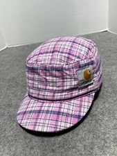 Child Sized Pink Plaid Carhartt adjustable Girls under 10 y/o CLEANED Hat Cap
