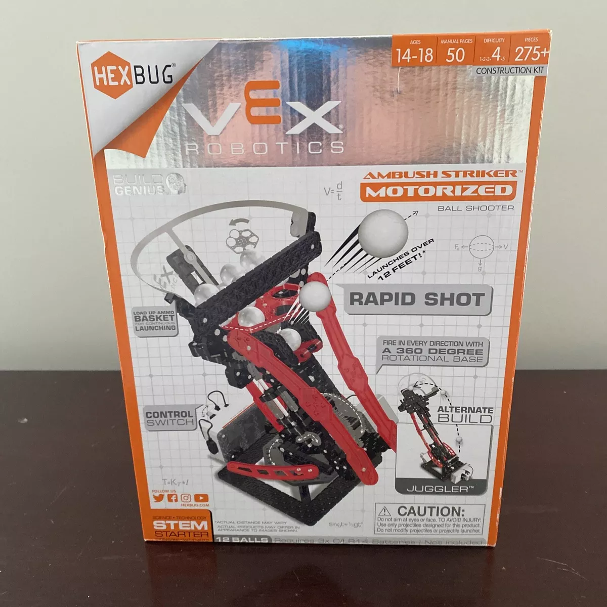 HexBug Vex Robotics Motorized Ambush Striker Rapid Shot Ball