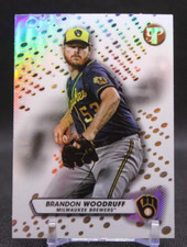 Brandon Woodruff Refractor - 2023 Topps Pristine Baseball #130 Milwaukee Brewers