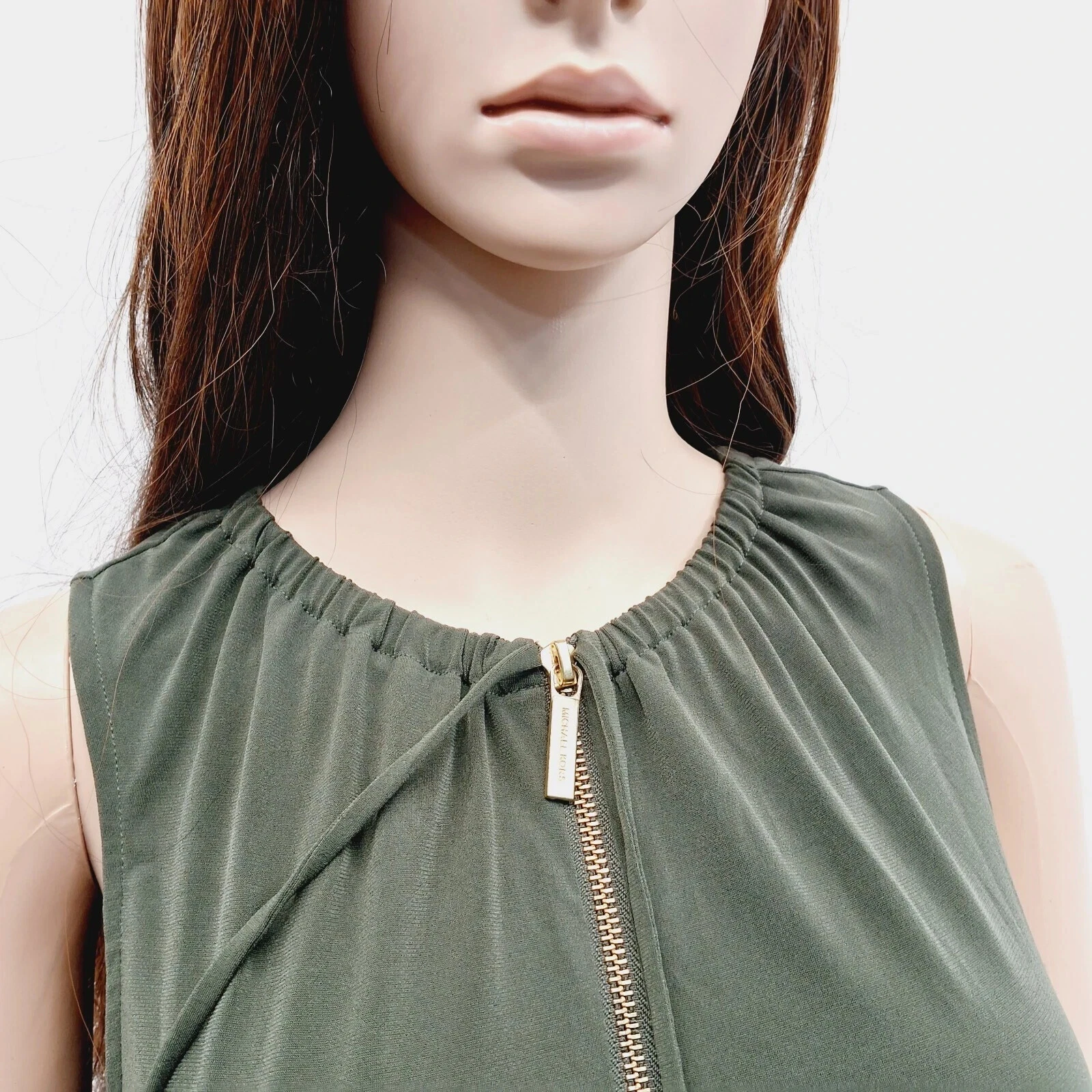 Abito donna Michael Kors taglia small verde senza maniche