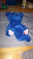 1998 RARE RETIRED PEANUT ROYAL BLUE ELEPHANT TY BEANIE BUDDY VHTF w/ tag errors