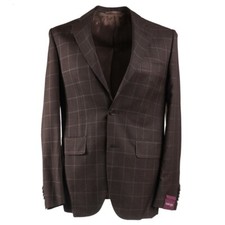 NWT 3095 SARTORIA PARTENOPEA Modern-Fit Wool and Silk Sport Coat 38R Eu 48