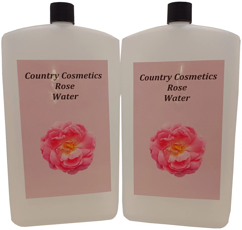 COUNTRY COSMETICS Twin Pack 300ml Rose Water (Organic Bulgarian Rosa Damascena) 2 x 300ml