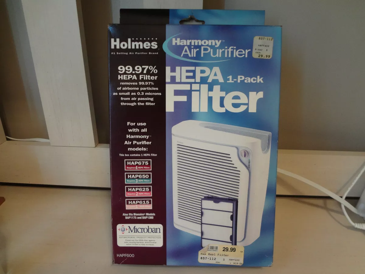 Holmes Harmony Air Purifier HEPA 1 Pack Filter HAPF600 48894110061